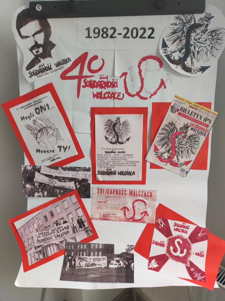 40 Rocznica Solidarności Walczącej – lekcja historii w Hufcu Pracy 16-10 w Policach