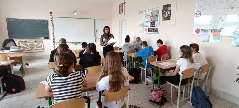 Młodzieżowe Centrum Kariery w Jaworze na spotkaniu z uczniami szkoły podstawowej