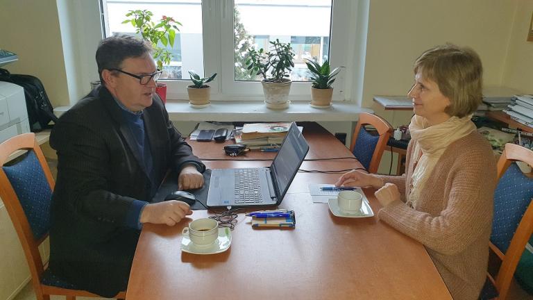 Spotkanie z kierownikiem szkolenia praktycznego w ZSOiO w Pruszczu Gdańskim