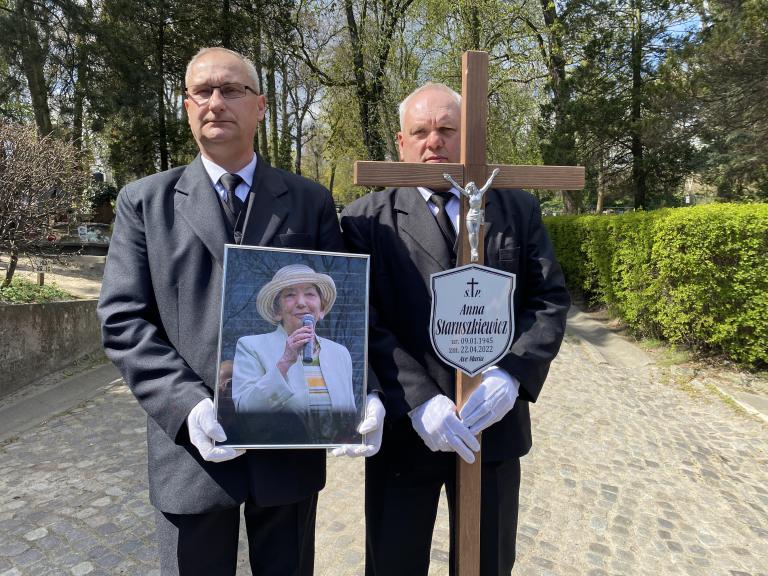 Udział w uroczystości pogrzebowej Anny Staruszkiewicz