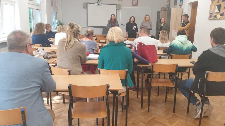 Spotkanie z wychowawcami i nauczycielami klas branżowych w Pruszczu Gdańskim