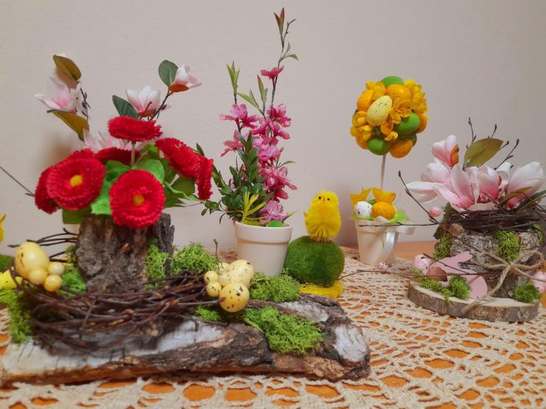 Wielkanocne dekoracje w OSiW Iwonicz