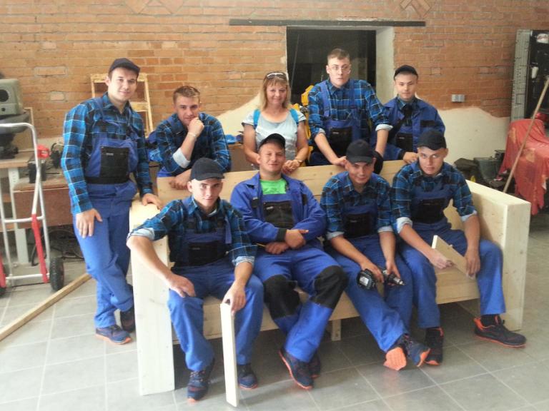 Młodzi budowlańcy z OSiW Wasilków i Hufca Pracy Kolno na zagranicznym stażu zawodowym w Lipsku