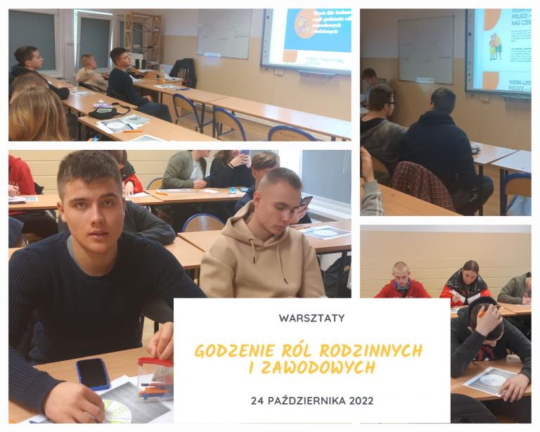 Warsztaty „Godzenie ról rodzinnych i zawodowych” w Centrum Edukacji i Pracy Młodzieży w Słupsku
