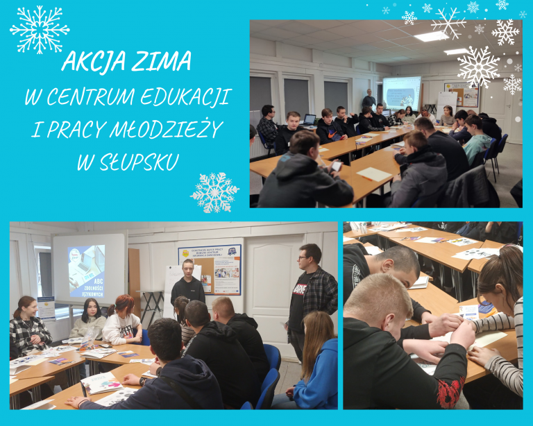 Akcja Zima  z rozwojem zawodowym w Centrum Edukacji i Pracy Młodzieży w Słupsku