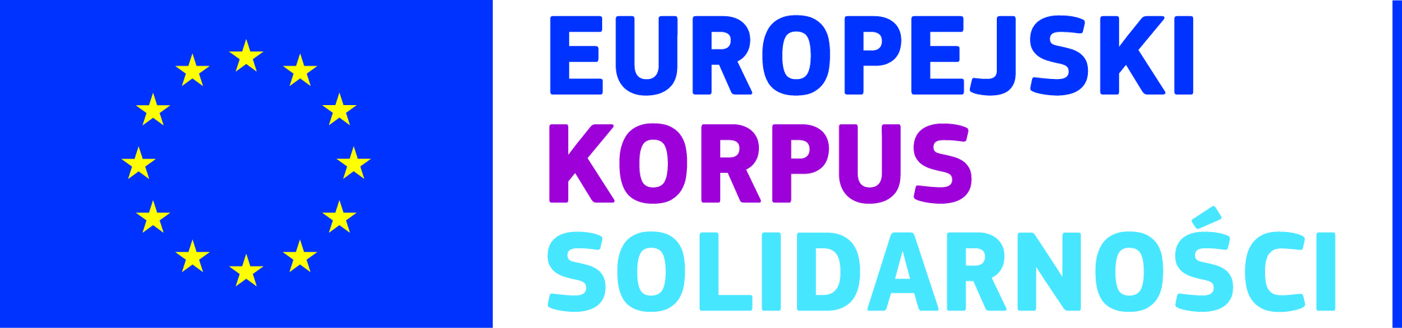 PL european solidarity corps LOGO CMYK